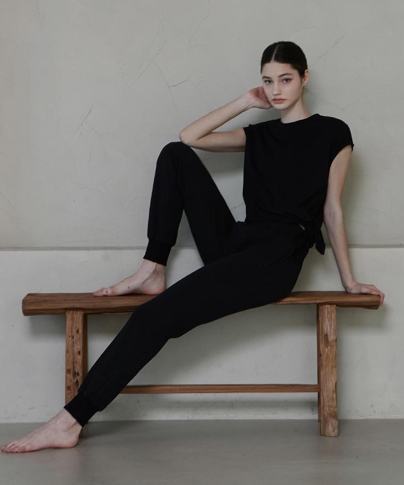 Debiweeo Comfortable Jogger Pants Devi-B0055-Black