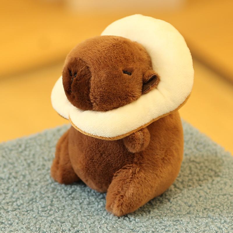 Cute Ugly Capybara Plush Keychain Kawaii Water Hog Doll Bag Pendant Charm Gift