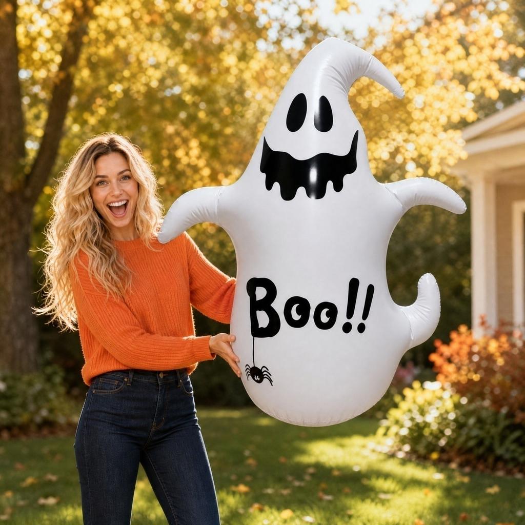 Inflatable Halloween Decoration Hanging Ornament for Indoor Outdoor Use