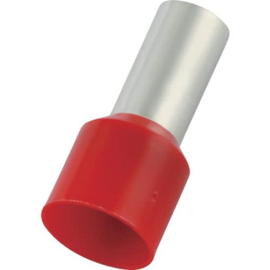 TRUSCO Ferrule Crimp Terminals with Insulated Pack of 50 FT35016-R Sleeve, 35-16,
