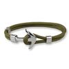Anchor Men's Airplane Head Bracelet – Trendy European & American Style Polyester Rope