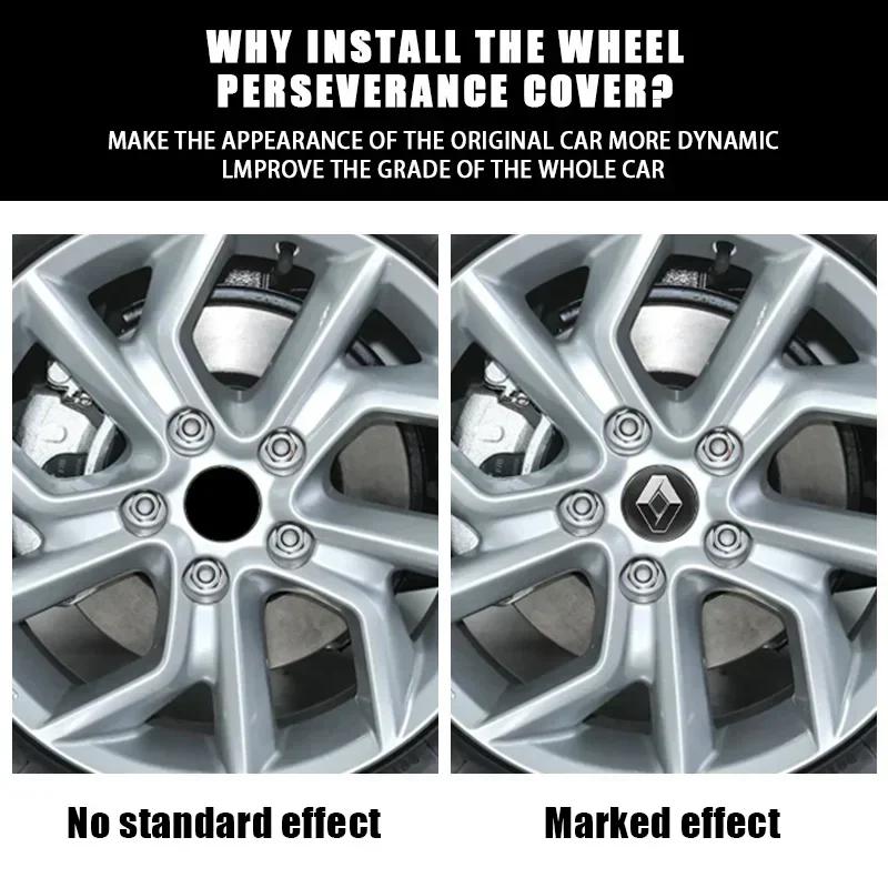 2026 Capac Roată Fierbinte Pentru Renault Pentru Renault Austral Kadjar Megane Captur Arkana Dacia Logo Capac Jantă 4 Bucăți 56mm 60mm 65mm Roată Mașină