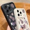 Cartoon Love Heart Print Soft TPU Case For iPhone 16 15 Pro Max Plus 14 13 12 11 Pro Max Shockproof Phone Cover Case Funda
