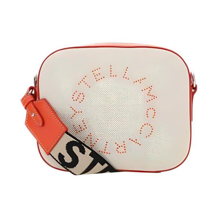 Stella Mccartney Logo Adjustable Shoulder Strap Polyester Shoulder Crossbody Bag Women Bags Nude Orange 700266WP01386561