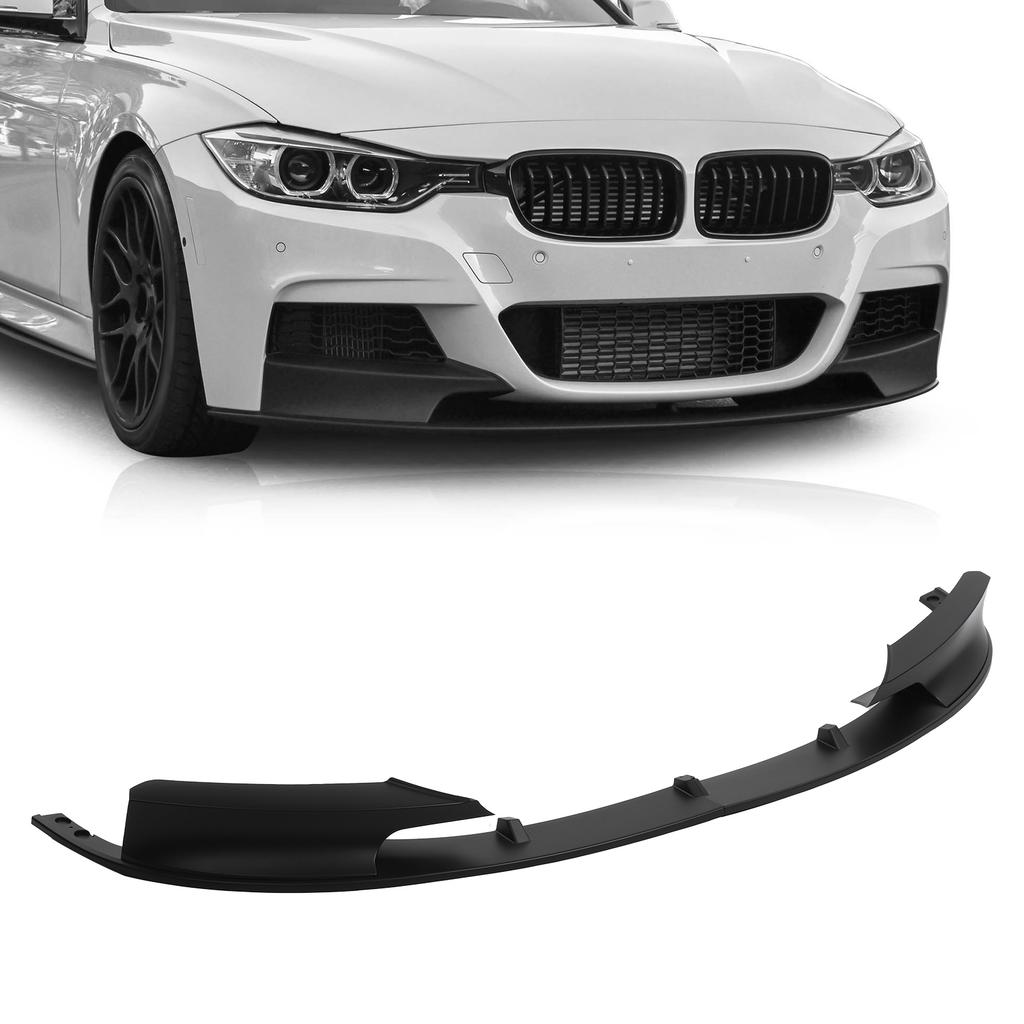 2 szt. Rozdzielacz Wargi Splittera Zderzaka Przedniego Zestaw Body Deflektor Pasuje do Serii 3 F30 F35 2012-2018