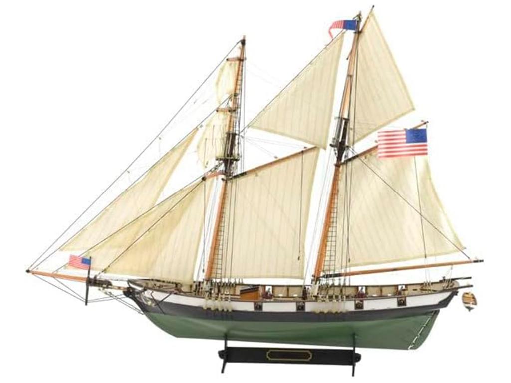 Latina Wooden model ship kit American Schooner Harvey Model 22416 Scale Model to build Medium level Artesanía - - - 160 - -