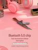 Macaron Wireless Bluetooth Over-Ear Headphones: Stereo, Long Battery, Universal, Perfect for Sports & Gaming.