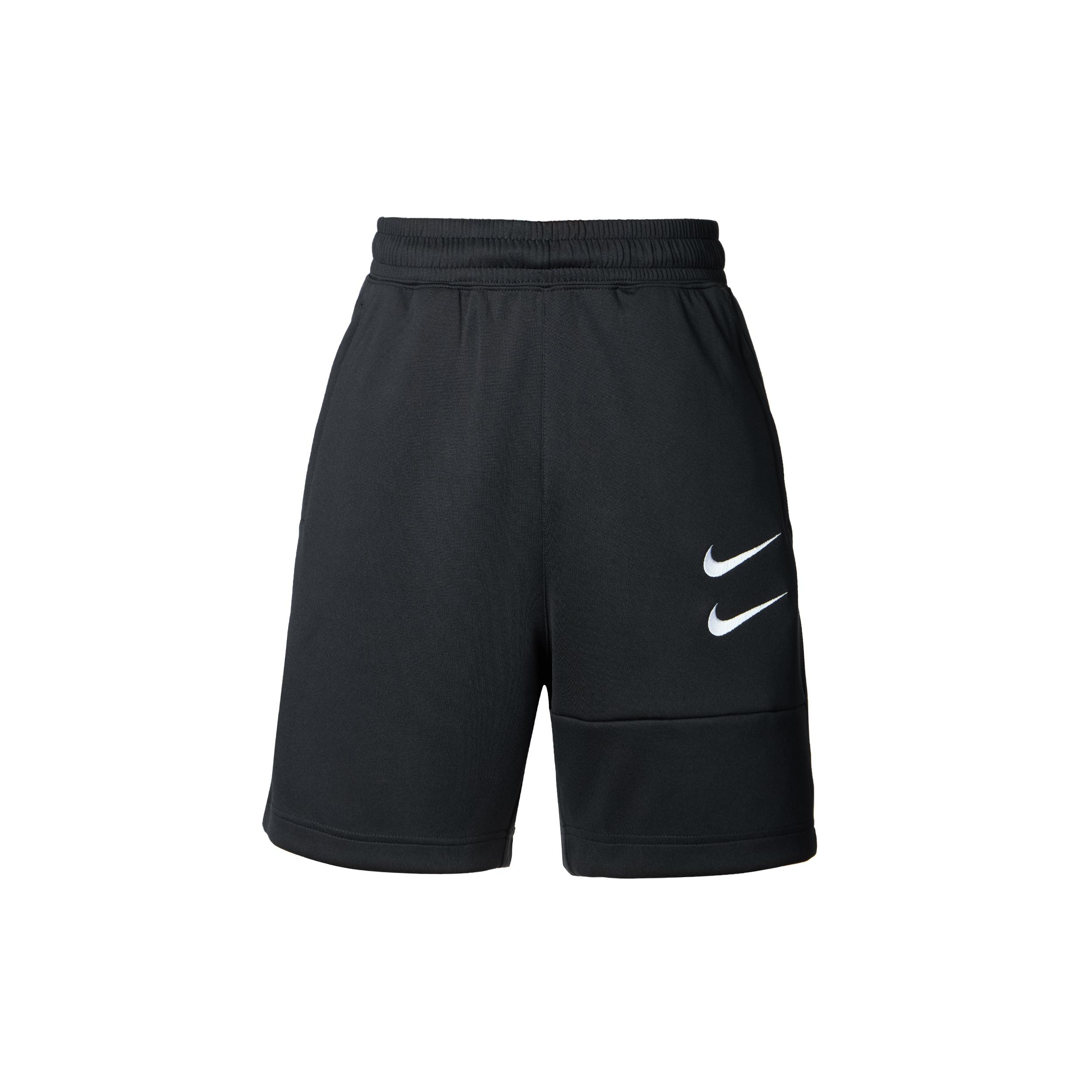Nike Sportswear Swoosh Casual Sports Shorts Black Men s CU3912-010 M