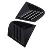 2 Pcs Rear Window Side Shutter Glossy Black Weatherproof Rugged Construction for 1 Series E87 2005 To 2011