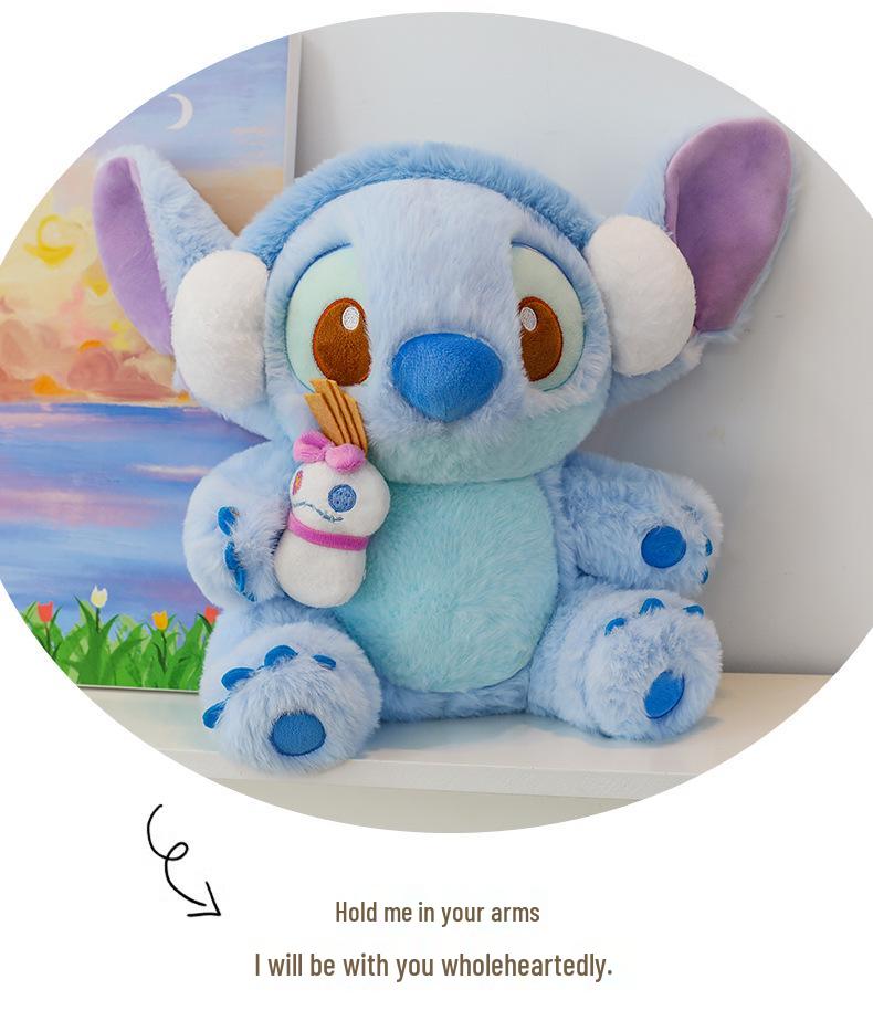 Muñeca de Almohada de Peluche de Punto de Niña de Dibujos Animados Regalo de Cumpleaños