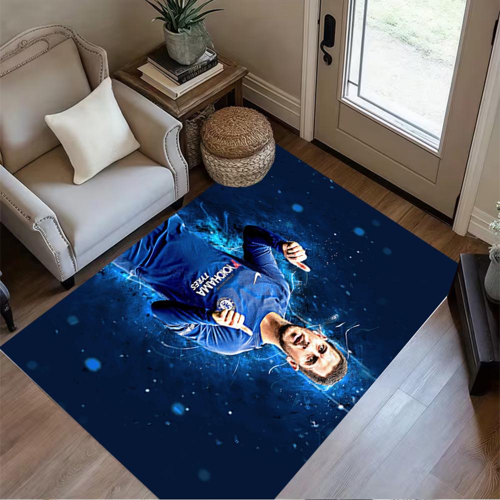 Belgian Football Star Floor Mat Design for Outdoor Living Rooms Hallway Balcony Anti-slip Rug Office home decor Gift for Festivals