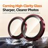Metal Alloy Ring HD Clear Tempered Glass Camera Protectors for IPhone Duo Ultra 18 Fold 17 16 15 14 Pro Max Lens Film Full Cover 4