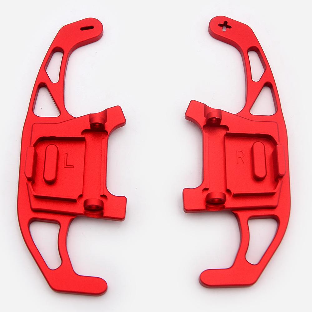 

2X Автоматический подрулевой переключатель передач, удлиненный для VW GOLF GTI R GTD GTE MK7 7 POLO GTI Scirocco 2014 2015 16 17 18 2019 красный