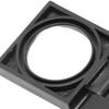 Three Fold Pocket Magnifier Mini Size 10X Magnification Scale Magnifier Optical Lens Dual Scale Optical Viewer