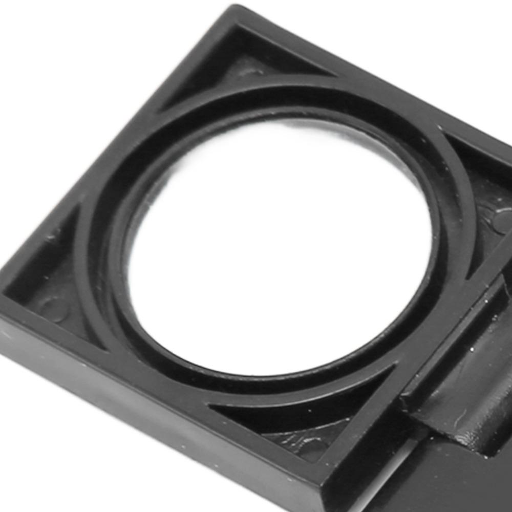 Three Fold Pocket Magnifier Mini Size 10X Magnification Scale Magnifier Optical Lens Dual Scale Optical Viewer