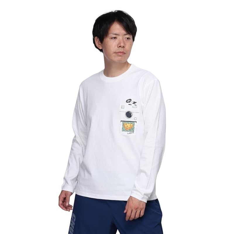 

[Chums] Instant Camera Pocket Brushed L/S T men s White