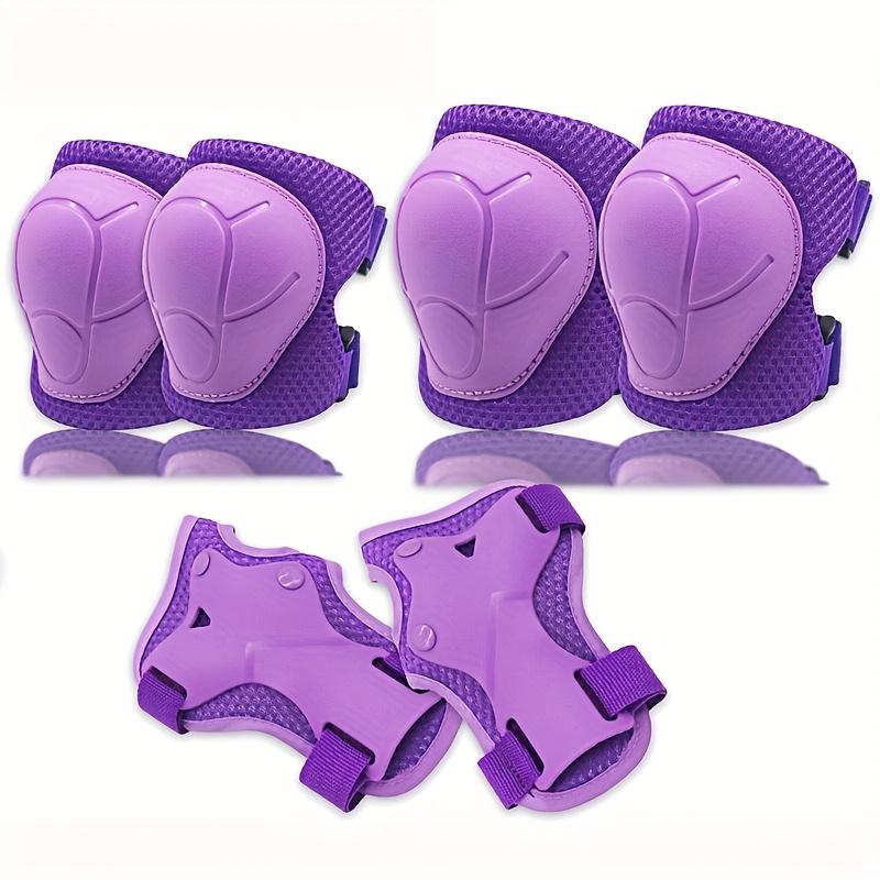 6pcs Kids' Sports Protective Gear Set for Ages 3-8 - Knee Pads, Elbow Guards, Durable PE Material, Shock Absorbent