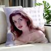 movie Anne Hathaway Cushion Cover Cushion Cover Set Pcs x x x Pillowcase Decorative Sofa Home Decor