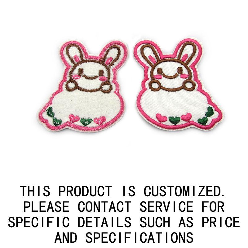 Custom High Quality Embroidery Patch Luxury Clothing Embroidery Patch Hat Label Clothing Braid Patch Customization розовый