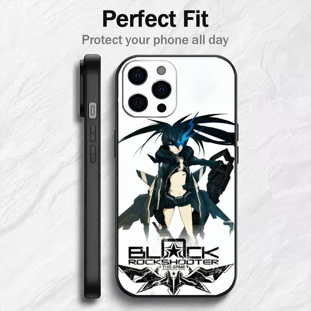BLACK Dead M-MasterES R-Rock ShooterS Phone Case For iPhone17,16,15,14,13,12 Plus,Max Soft Silicone Black Cover iPhone12PROMAX