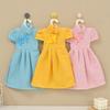 Class A Microfiber Cheongsam Hand Towel, Cute Kitchen Hanging Hand Cloth, Household Bathroom Hand Towel