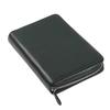 Lightex Leather System Zipper Vegetable Tanned Monolether02z Bible Planner, Closure, Leather, 6-Ring Binder, Lightweight, (Deep Green, Size)