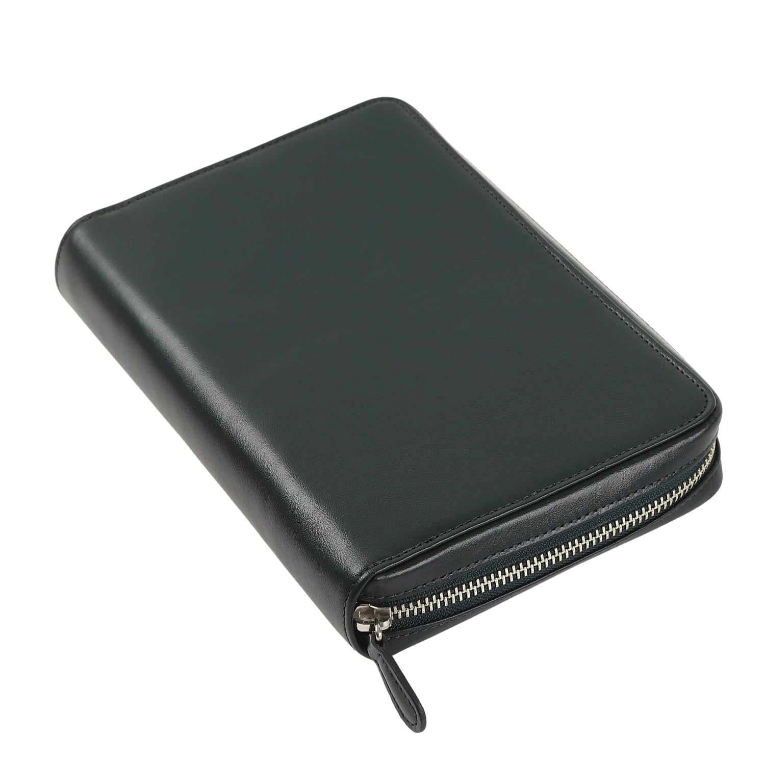 

Lightex Leather System Zipper Vegetable Tanned monolether02z Bible Planner, Closure, Leather, 6-Ring Binder, Lightweight, (Deep Green, Size)