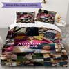 Maxton Hall Pattern Bedding,Quilt Set Quilt Cover Pillowcase Home Birthday Gift(1 * Duvet Cover + 2 * Pillowcase, Without Core)_lx