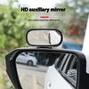 2PC Universal Car Mirror 360 Adjustable Wide Angle Side Rear Mirrors Blind Spot Snap Way for Parking Auxiliary Rear View Mirror