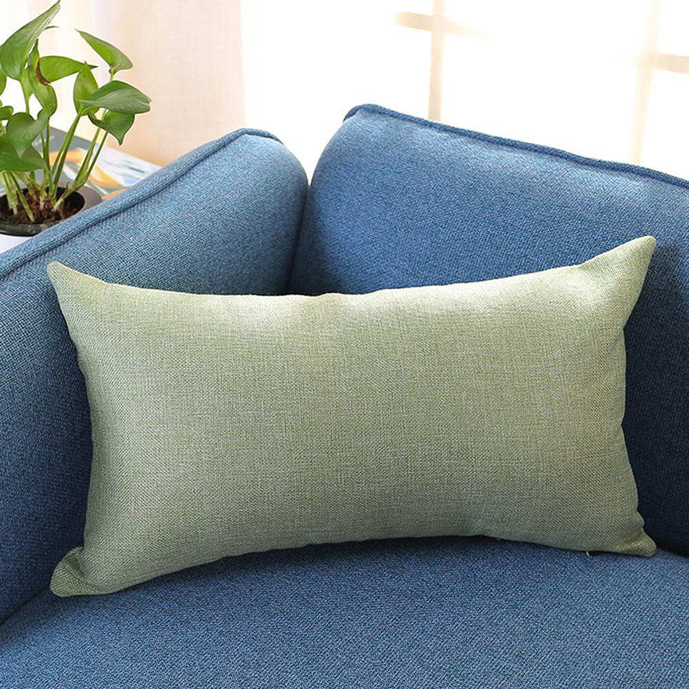 Buy 1PC Rectangle Cushion Cover Silk Throw Pillow Case Pillowcase at affordable prices — free