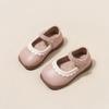 Girls Mary Jane Dress Shoes with Scalloped Edge Design Soft Faux Leather Adjustable Strap Comfortable Fit Lightweight Sole