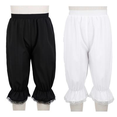 Mädchen Klassische Viktorianische Pantalons Kinder Lose Spitzenbesatz Pumphose Bühnenkostüm
