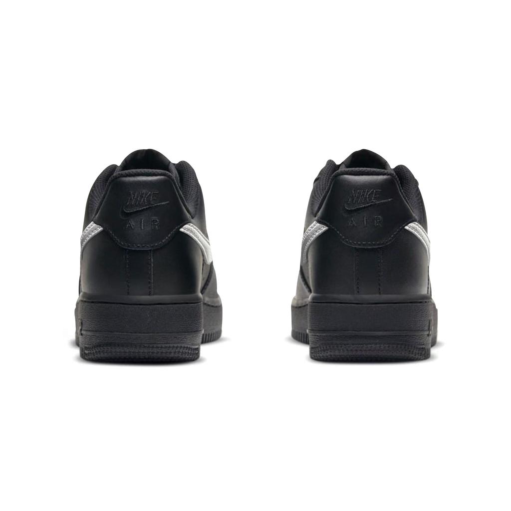 Nike Scarpe da Skateboard Nike Air Force 1 Resistenti all'Abrasione Basse Unisex Nero Argento HQ1180-001(Team162-)
