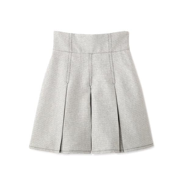 Jill by Jill Stuart Women's Tweed Casual Pants, High-Waisted Tucked Mini Skirt