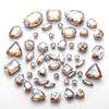 Mixed 50 Rhinestones Single Claw Glass Hand Sewing Drill Claw Drill DIY Wedding Decoration Clothing Crystal Buckle Rhinestone Sew on Beads