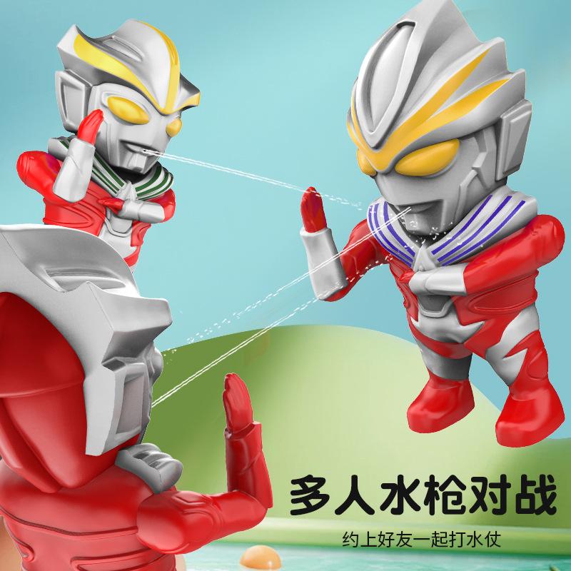 Children'S Aote Superman Water Doll Water Gun Water Toy Model Ornament < Unk > Press Type Water Spray Gift