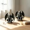 Resin Ornaments for Home Decor Gargoyle Statue, Medieval Gothic Sculpture, Artistic Horror Small Sculptures Windowsill Decorative Craft Office Living