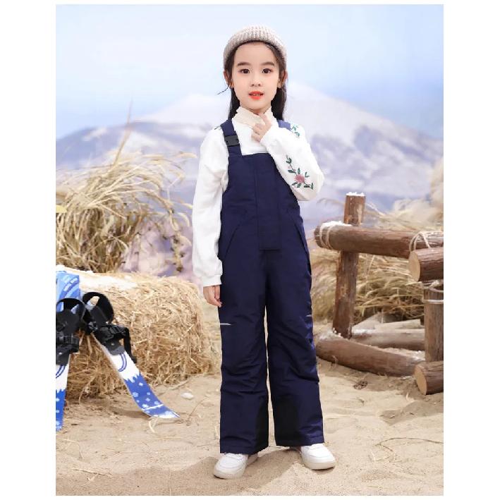 Waterproof Sport Girl Snow Pants Warm Boy Ski Trousers Winter Outdoor Children Overalls Windproof Mountain Kids Jumpsuit Clothes