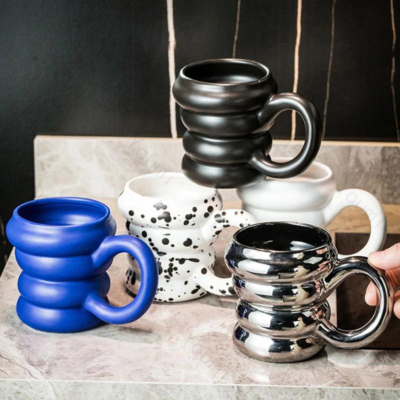 Módní Roztomilé Keramické Kelímky na Ústní Vodu Lehký Luxus Kreativní Koupelnové Úložiště Kelímek na Ústní Vodu Domov Špičkové Vynikající Hrnky