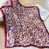 Popular Shawls Europe And America Fashion Bandannas Wild leopard print Sunscreen 90X90CM Bandanna Luxury Square Silk Scarves