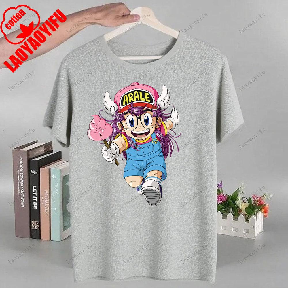

Женские футболки с графикой Арале Футболка в стиле японской манги Дышащая Camisetas Модная и повседневная Хлопковая с коротким рукавом и круглым вырезом 4XL