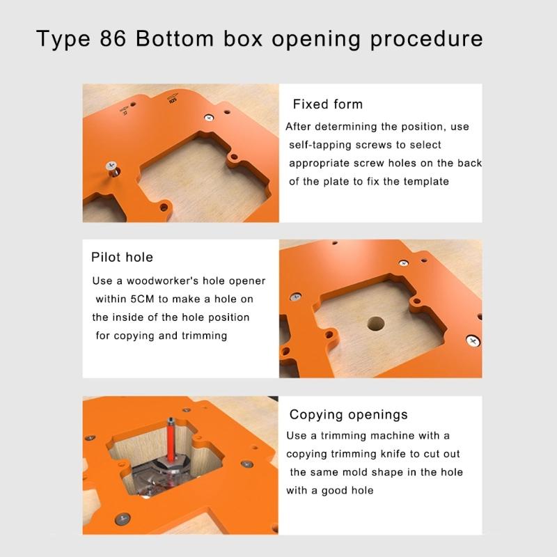 Multifunctional Sturdy Woodworking Slotting Template Designs for Carpenter and Enthusiasts Across Various Materials
