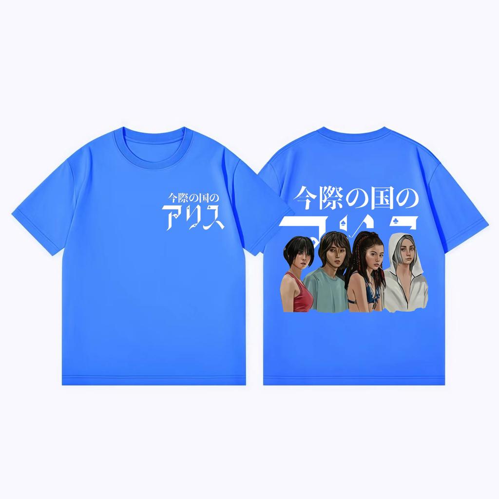 Alice in Borderland Serie TV Merch Maglietta Uomo Donna Abbigliamento Harajuku Moda T-shirt Estiva Casual Cotone Manica Corta T-shirt
