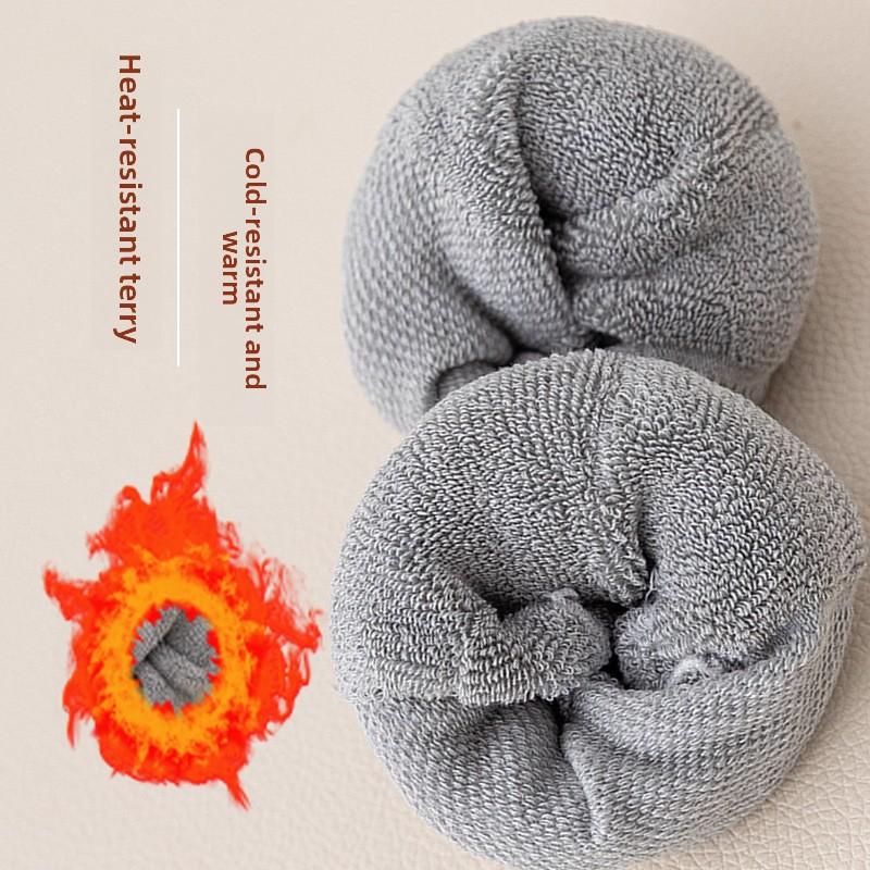 5 par sportssokker dame mesh pustende bomullssokker Terry løping treningssokker høst og vinter fortykning svette bomullssokker