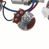 1Set Electric Guitar Pickup Pro Wiring Harness Push Pull Pots With 2 Humbucker Setup For Epi Lp Guitar