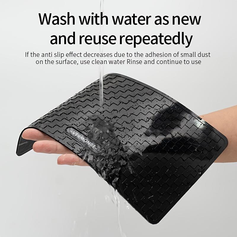 1PC Car Dashboard Anti Slip Mat Washable Traceless Sticky Gel Pad Silicone Non Slip Cell Phone GPS Holder