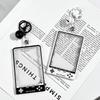 1 Pezzo Creativo Porta Carte Kpop Espositore Trasparente Protezione Carta Studente Moda Coreana con Cordino Porta Fotocardine per Idol