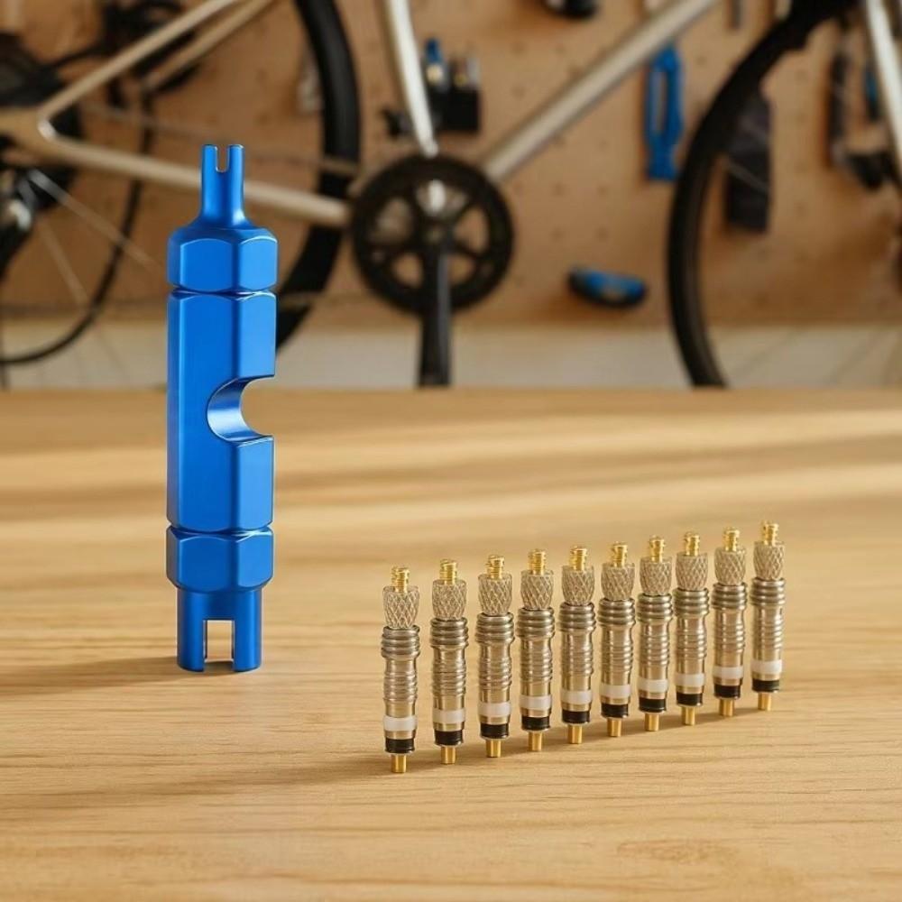 11Pcs Durable Bicycle Valve Core Remover Brass Valve Core Tool New Bike Valve Remover Tool  MTB Bike