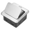Floor Socket Pop Up Electrical Outlet Box Assembly Waterproof 250V 13A for Kitchen Office