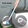 Wall-Mounted Toilet Brush with Disposable Head – 2023 No Dead Corner Cleaning Tool